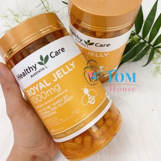 (Tem chemist) Sữa ong chúa healthy care royal jelly 1000mg