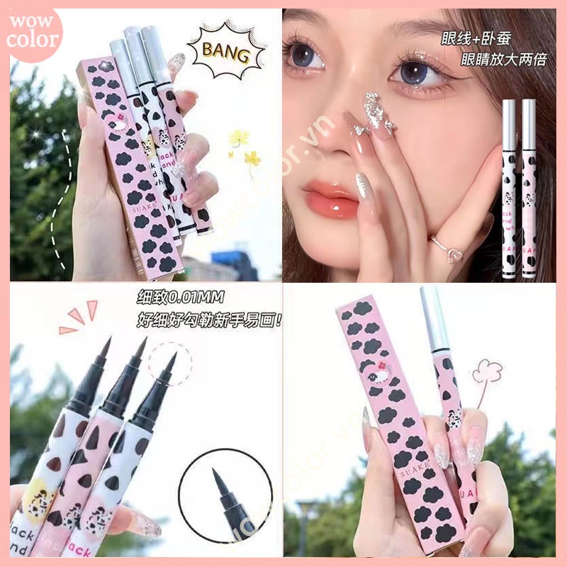 Bút Kẻ Mắt Dạng Lỏng Mịn Mượt Lâu Trôi Nhanh Khô SUANKE 0.01mm