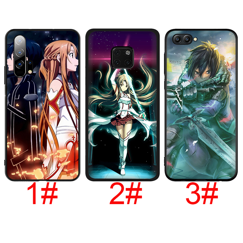 D84 Sword Art Online Huawei Nova 2 Lite 2i 3 3i 4 4E 5 5T 6 7 Pro SE Soft Phone Case