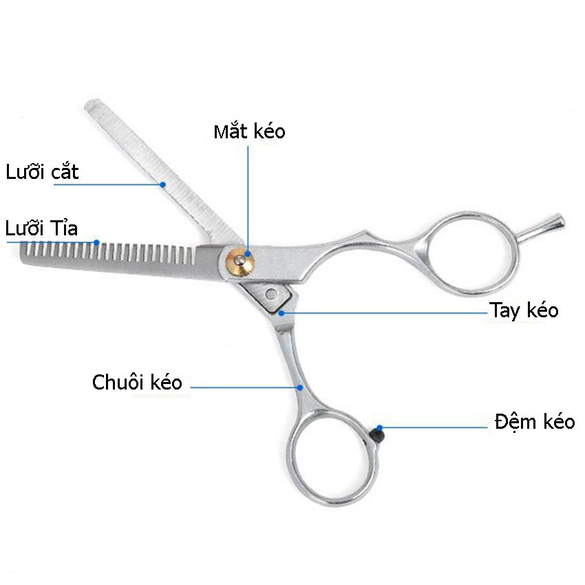 Bộ kéo cắt tóc chuyên dụng cho gia đình giá rẻ.