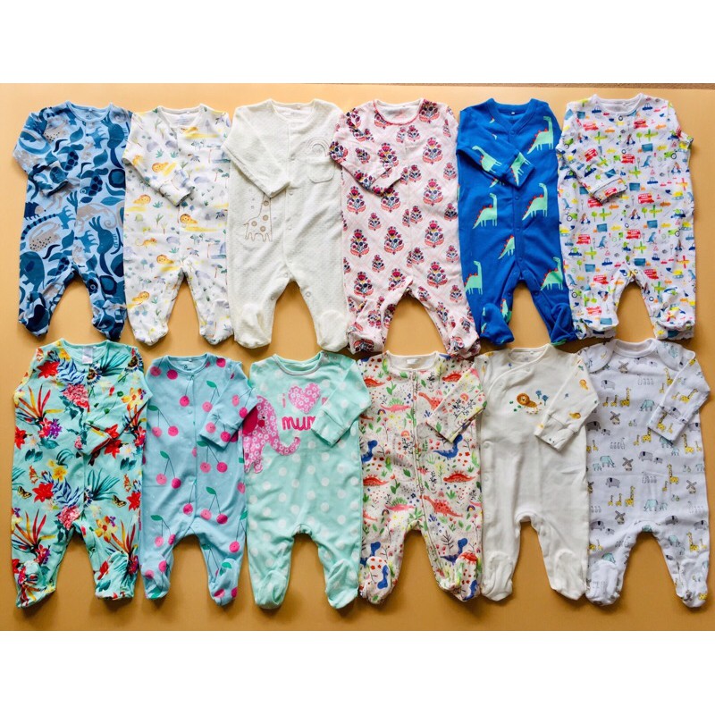 Body Trẻ Em Sleep Suit Hiệu Next Dài Liền Vớ 🥰