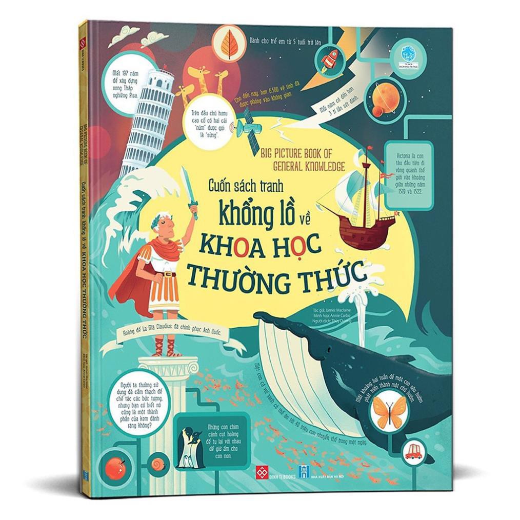 Sách - Big Picture Book of General Knowledge - Cuốn sách tranh khổng lồ về Khoa Học Thường Thức