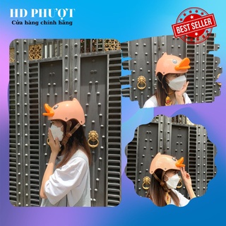 Mũ bảo hiểm 1/2 vịt 3D siêu cute Napoli  - bảo hành 12 tháng