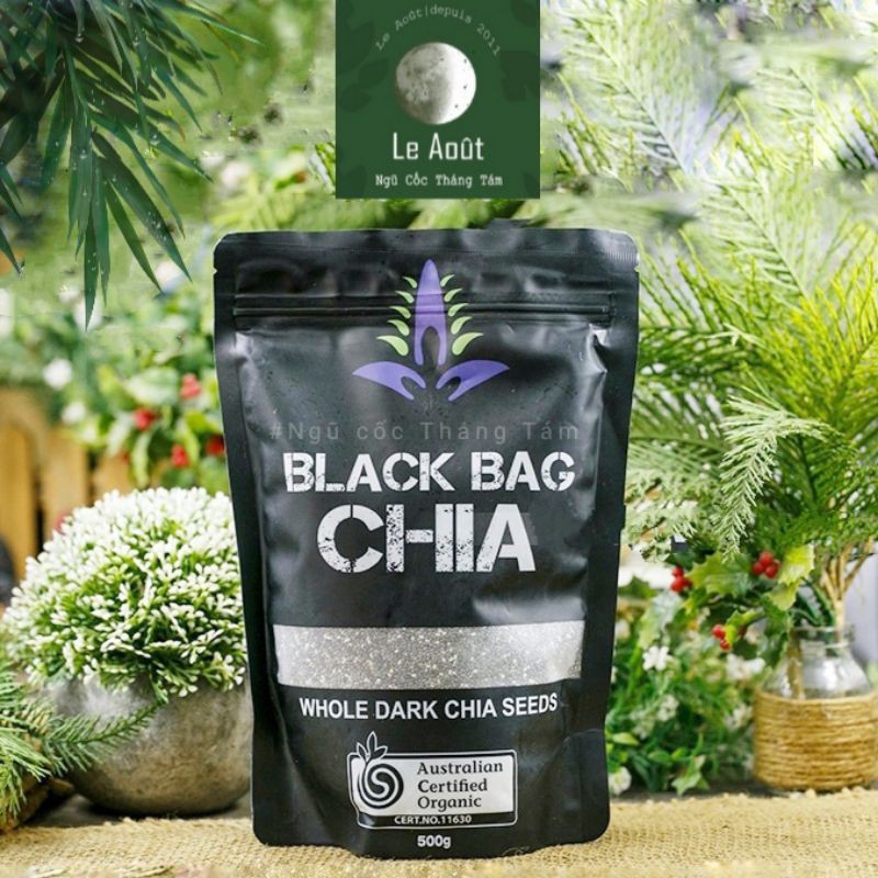 Túi 500g Hạt Chia Úc Black Bag Hàng Chuẩn - Australian Chia Seed