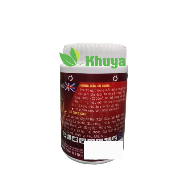 Phân bón lá NPK trung vi lượng Omex Lampard 22-21-17+TE 100gr Lớn Trái - Phì Trái - To Củ