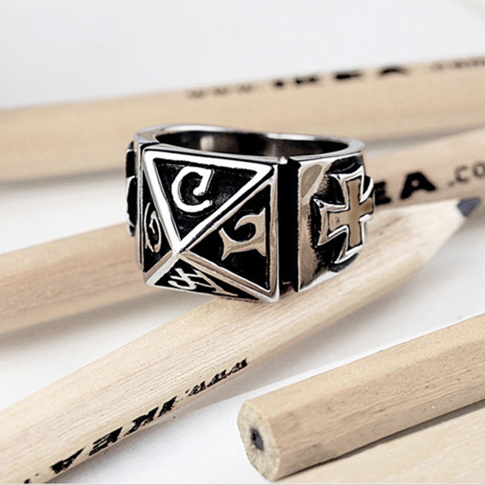 Nhẫn Thép Titan Thời Trang Cá Tính Cho Nam