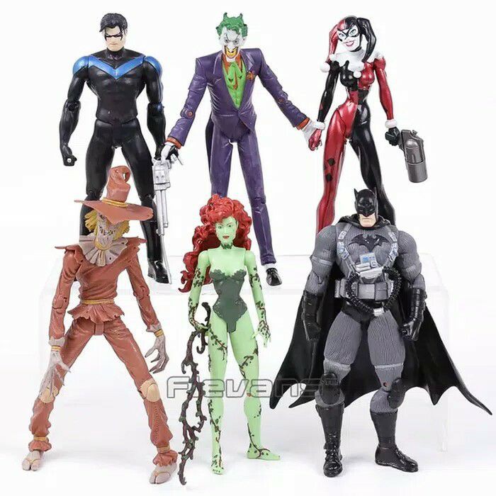 Mô Hình Nhân Vật Siêu Anh Hùng Batman Arkham Joker Harley Quinn Dc Justice