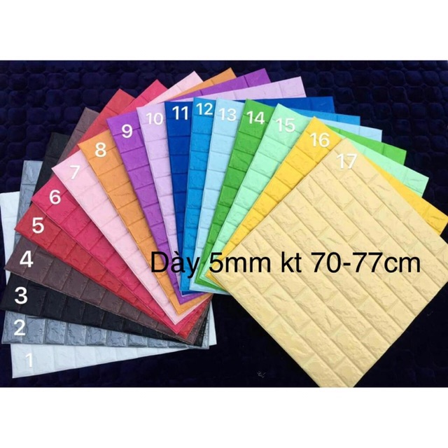 Xốp dán tường sỉ tốt nhất dày 5mm