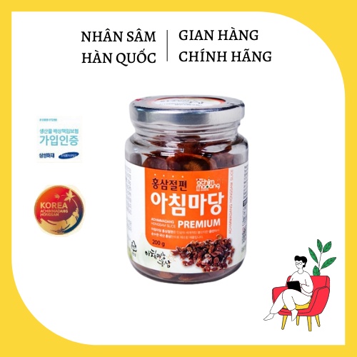 Hồng sâm tẩm mật ong 6 năm tuổi Achimmadang Hàn Quốc, hộp 200g
