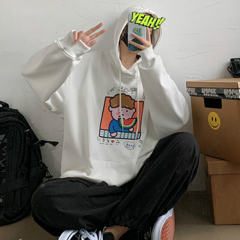 Áo Hoodies Cánh Dơi Hoạ Tiết Hoạt Hình Phong Cách Hàn Quốc | BigBuy360 - bigbuy360.vn