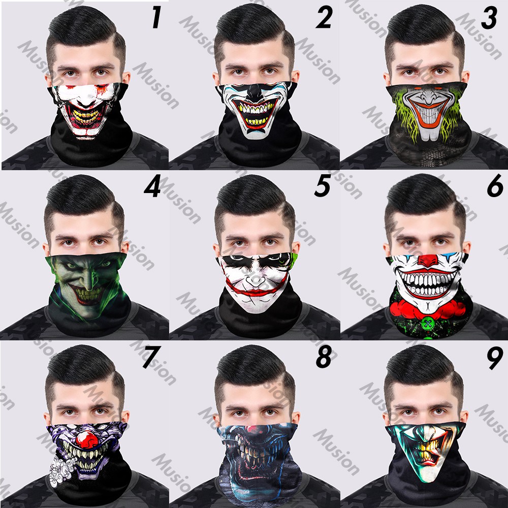 Mặt nạ đi phượt chống bụi/tia UV thấm hút mồ hôi đa năng tiện dụng cá tính