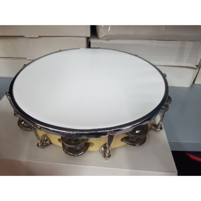 Trống Lắc Tay Gỗ, Lục Lạc Gõ Bo Gỗ 30cm