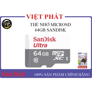 THẺ NHỚ SANDISK MICROSD 64GB – CHÍNH HÃNG