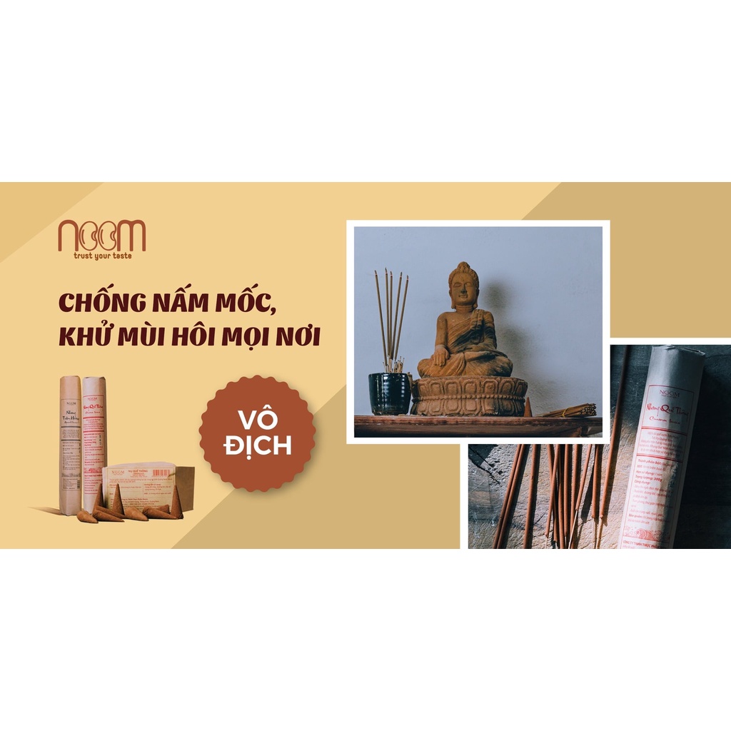 Nụ nhang Quế Thông sạch tự nhiên hương thảo mộc Noom 90g