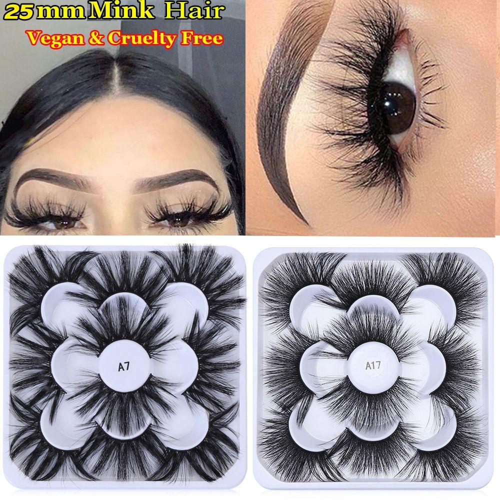 Set 5 Cặp Lông Mi Giả Mềm Mại Và Dày Hiệu Quả MIH SKONHED