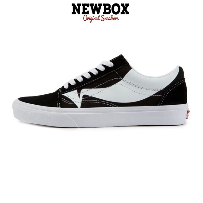 [Mã FAMALLT5 giảm 15% đơn 150k] Giày Vans Old Skool Warp (Black/True White) - VN0A4U3B21N