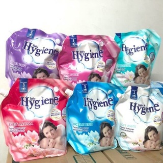 Nước xả mềm vải đậm đặc lưu hương hygiene nhập khẩu thái lan dạng túi 1800ml