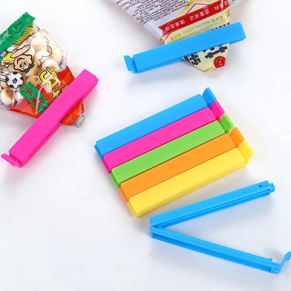 1 Kẹp Miệng Túi Thực Phẩm 11cm Màu Sắc Ngẫu Nhiên