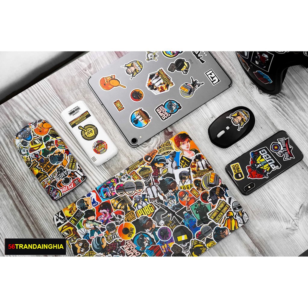 Sticker PUBG | Sticker Dán Xe, Tem Dán Xe Máy, mũ bảo hiểm, trang trí laptop vali- Chống Thấm Nước, Chống Bay Màu