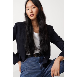 H&M Đức - Áo vest khoác blazer auth new tag cao cấp chính hãng có sẵn sale cài nút basic có độn vai lớp lót