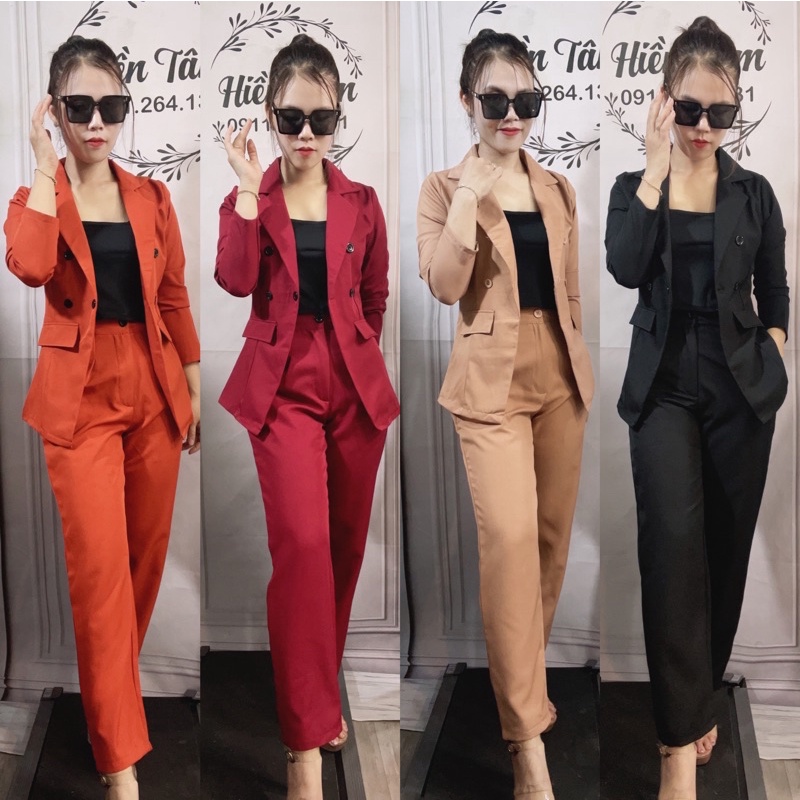 set vest (vét) 3 món công sở mã v1 (hình và video thật) | BigBuy360 - bigbuy360.vn