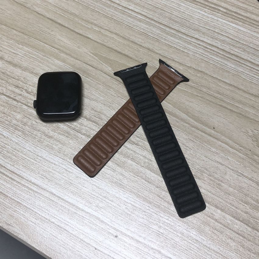 Dây đeo đồng hồ da khóa từ tính dành cho Apple watch iWatch 44mm 40mm 38mm 42mm 5 4 6 SE 3 2 1