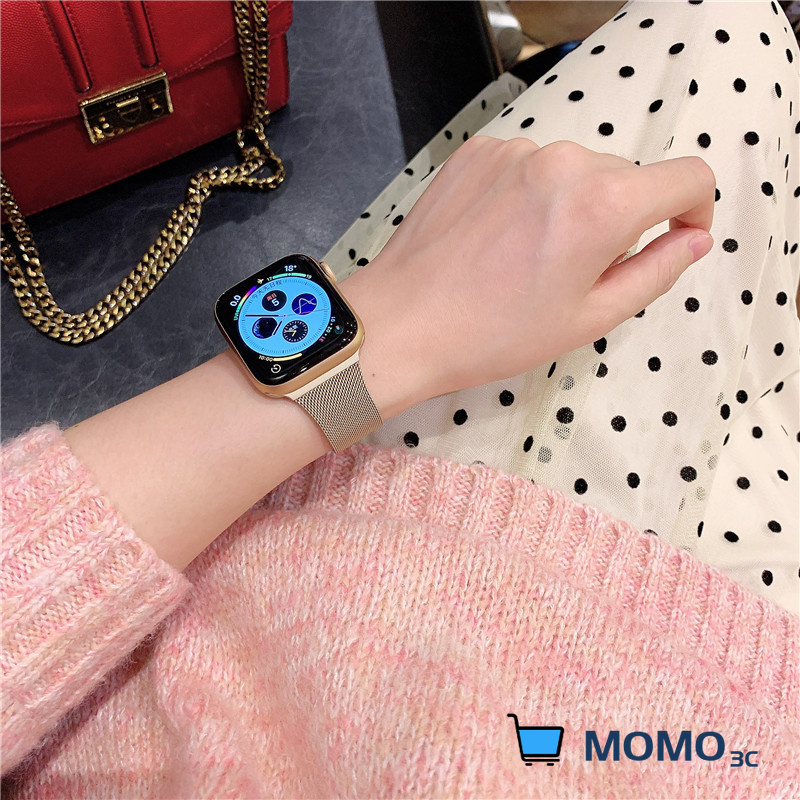 Dây đeo đồng hồ milanese bằng thép không gỉ cho Smart Watch Series 1 2 3 42mm 38mm Iwatch 4 5 Se 6 40mm 44mm