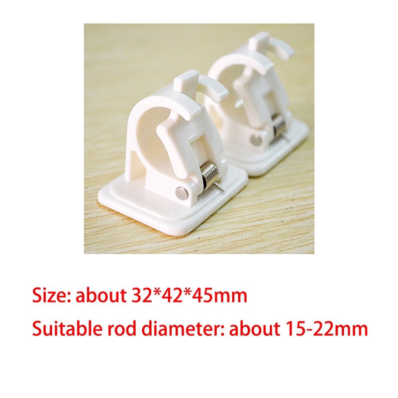 Móc kẹp thanh treo rèm cửa gắn tường tiện lợi