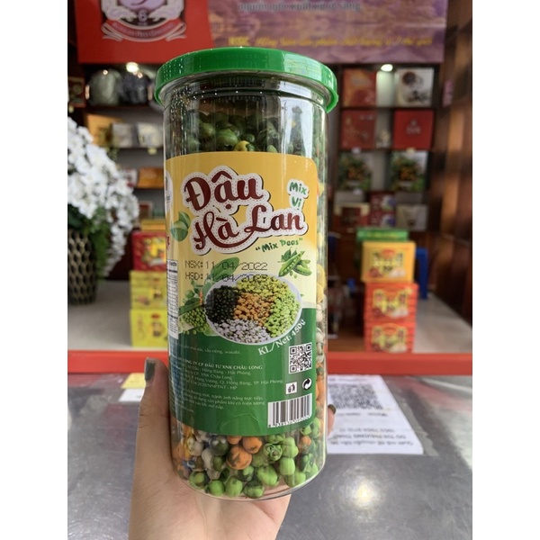 Đậu Hà Lan mix  5 vị 450g Hapufood