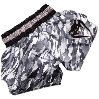 Quần Muay Thai Venum Tecmo - Grey/Black