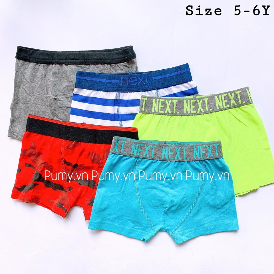 SET 05 QUẦN BOXER NEXT BÉ TRAI SET NGẪU NHIÊN