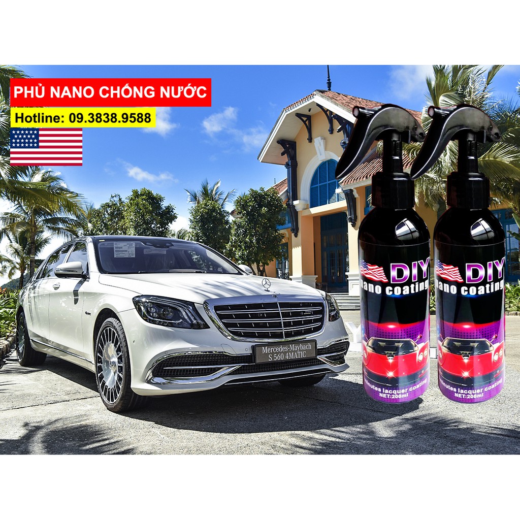 Nano Chống Thấm Nước Ô tô, Xe Máy - Ceramic Wax Chăm Sóc Xe Bóng, Chất Chống Bám Nước Kính Xe, Kính Cận DIY