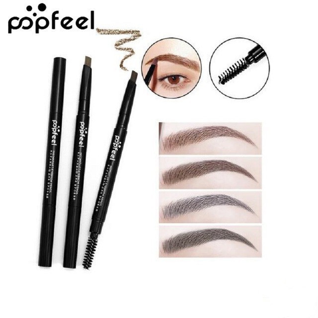 [Hàng mới về] Bút kẻ lông mày hai đầu POPFEEL xoay tự động lâu trôi chống nhòe | BigBuy360 - bigbuy360.vn