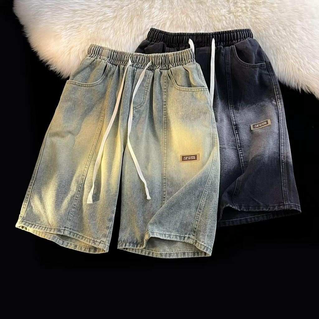 Quần Short Denim Mỏng Thời Trang Mùa Hè Dành Cho Nam 3 Màu Size M-3XL