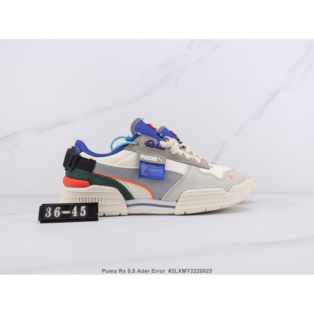 Puma Rs 9.8 Ader Error Tide brand joint Puma thick-soled casual running shoes Fabric leather stitching 36-45 #2LXMY2925