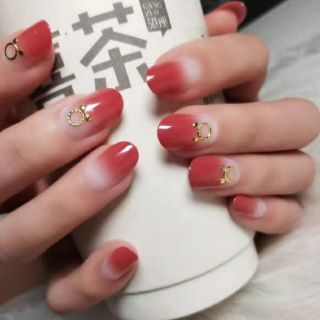 Bộ 24 móng giả đổi mầu kèm keo