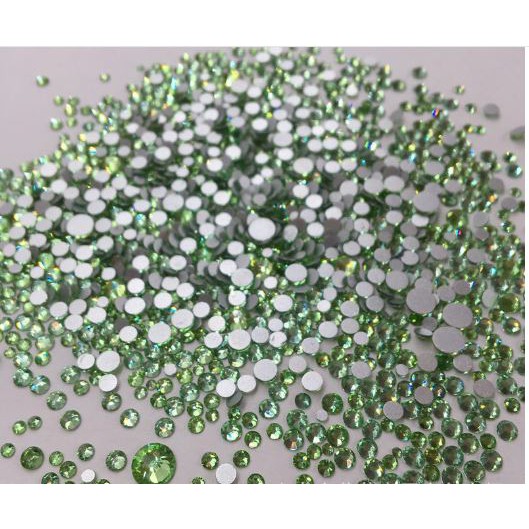 1440v đá mix size loại ĐẸP Màu số 9 xanh Light green