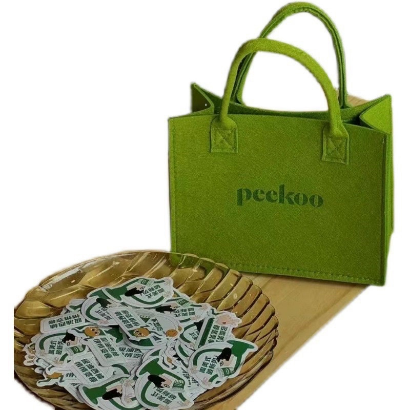 Túi Xách Peekoo Màu Xanh Lá Cực Hottrend (ảnh thật shop chụp ở đầu tiên)