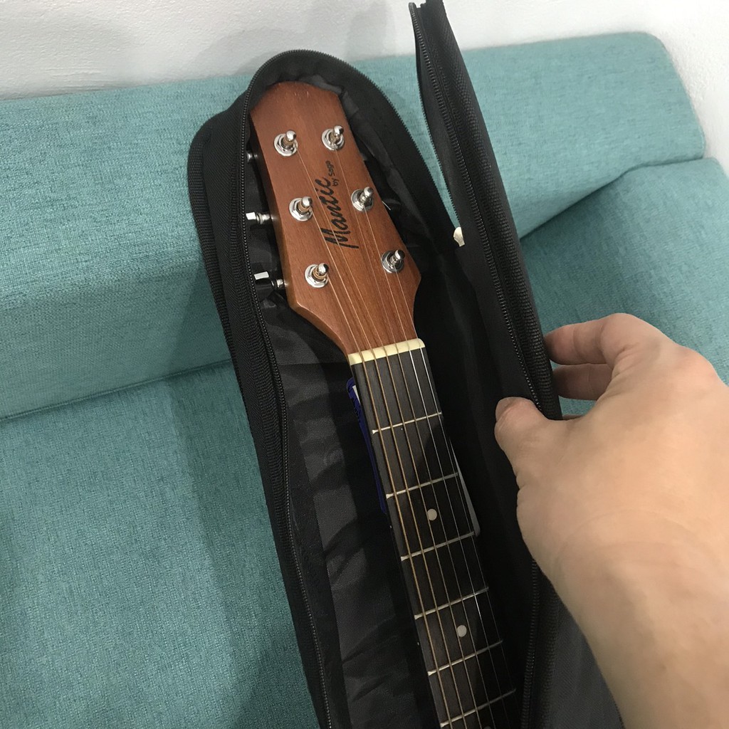 BAO ĐỰNG ĐÀN GUITAR THÙNG VẢI DÙ 3 LỚP LOẠI DẦY 10MM