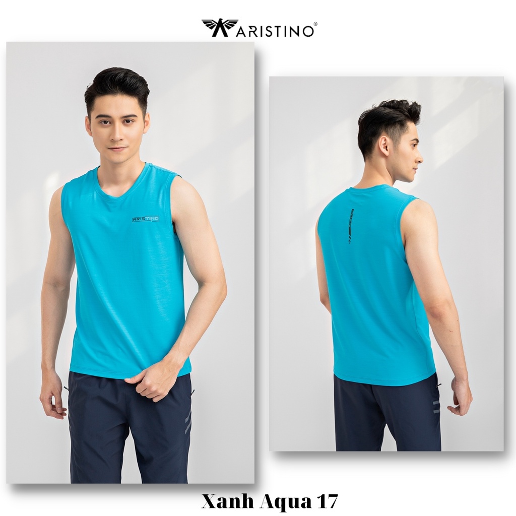 Áo Thun Ba Lỗ, Tank Top Nam ARISTINO Không Cổ Trẻ Trung Năng Động - ATT008S1