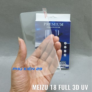 [Meizu 18/18 Pro] Kính cường lực FULL màn FULL keo UV Bulletproof