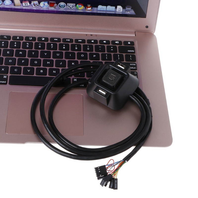 Nút công tắc bật/tắt nguồn kèm cáp nối cho máy tính bàn | BigBuy360 - bigbuy360.vn