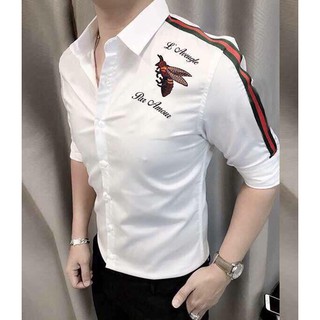 Aó sơ mi Nam ( vải kaki ) Mang Phong Cách CƠ TRƯỞNG Cực HOT 2019