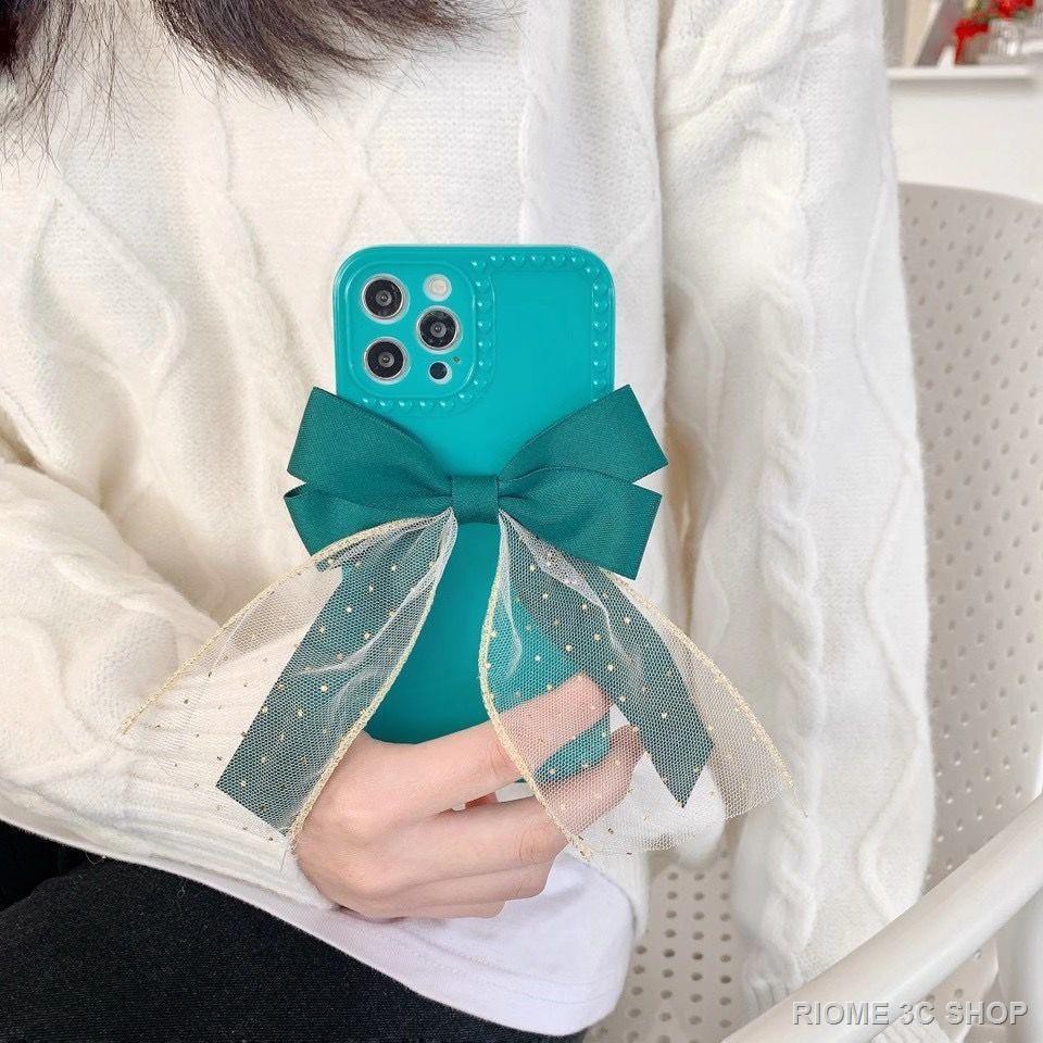 Ốp Điện Thoại Họa Tiết Ren Thắt Nơ Dành Cho Iphone | BigBuy360 - bigbuy360.vn