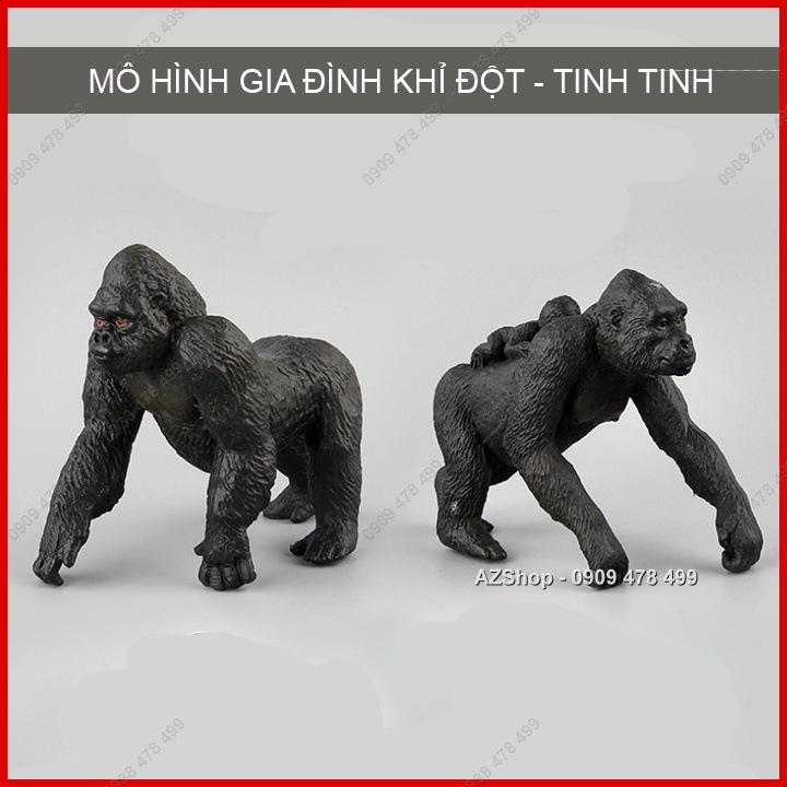 MÔ HÌNH GIA ĐÌNH KHỈ ĐỘT TINH TINH - THẾ GIỚI ĐỘNG VẬT - 7694