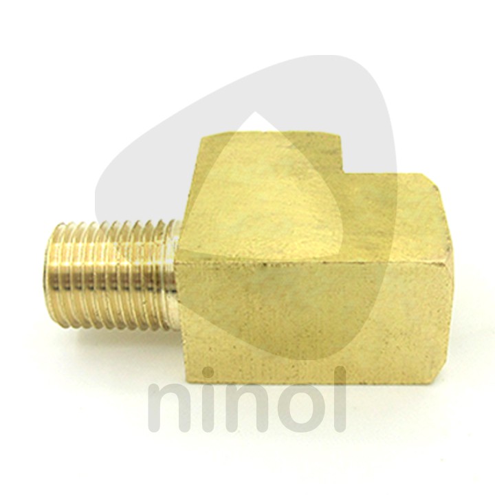 Nối thau 3 ngã 2 đầu ren trong x ren ngoài xéo 9.6, 13, 17mm