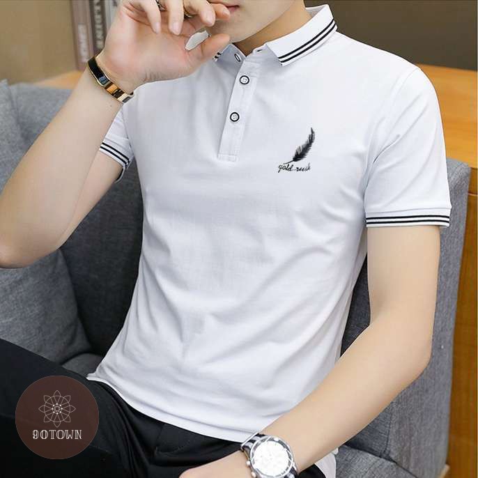 Áo Polo nam 2021 cổ bẻ thời trang thêu Logo đơn giản nam tính | BigBuy360 - bigbuy360.vn