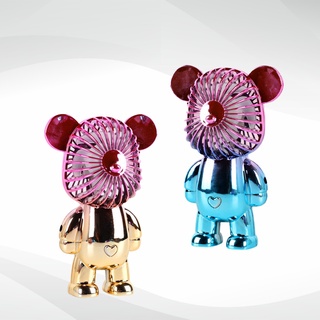Quạt tích điện mini Bearbrick