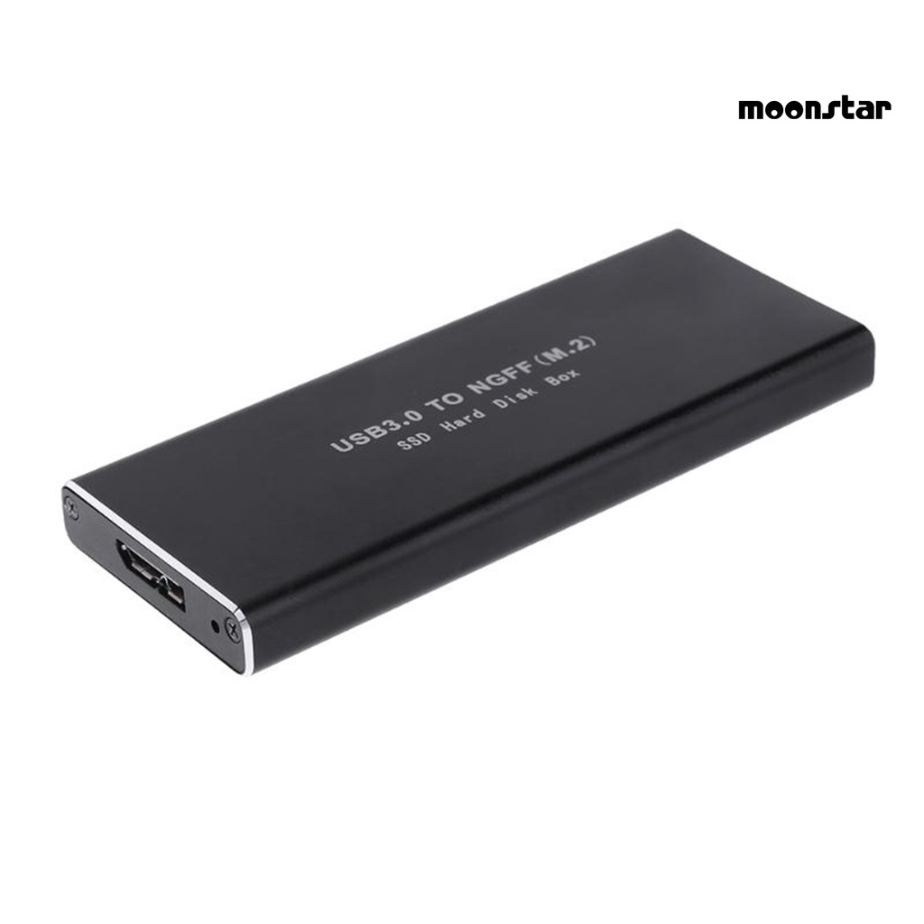 MO External Drive USB3.0 to M.2 NGFF Support UASP Aluminium Alloy Wide Compatibility Hard Disk Enclosure for Computer