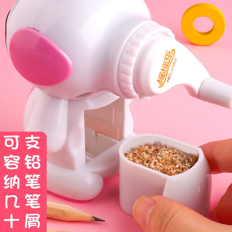 Văn phòng phẩm gọt bút chì hình Robot dễ thương cute cho bé vừa có thể làm đồ chơi để bàn học E404